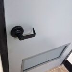 commercial door with louver vent