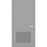 louvered metal door