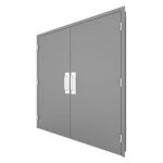 push pull commercial double doors