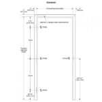 standard drywall frame elevation